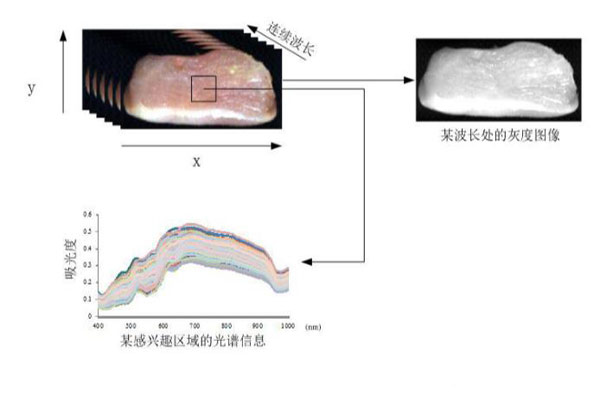 高光譜圖像的三維數據矩陣